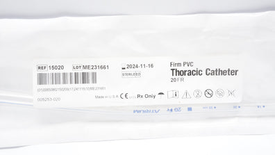 Atrium 15020 Firm PVC Thoracic Cath. 20Fr (x)